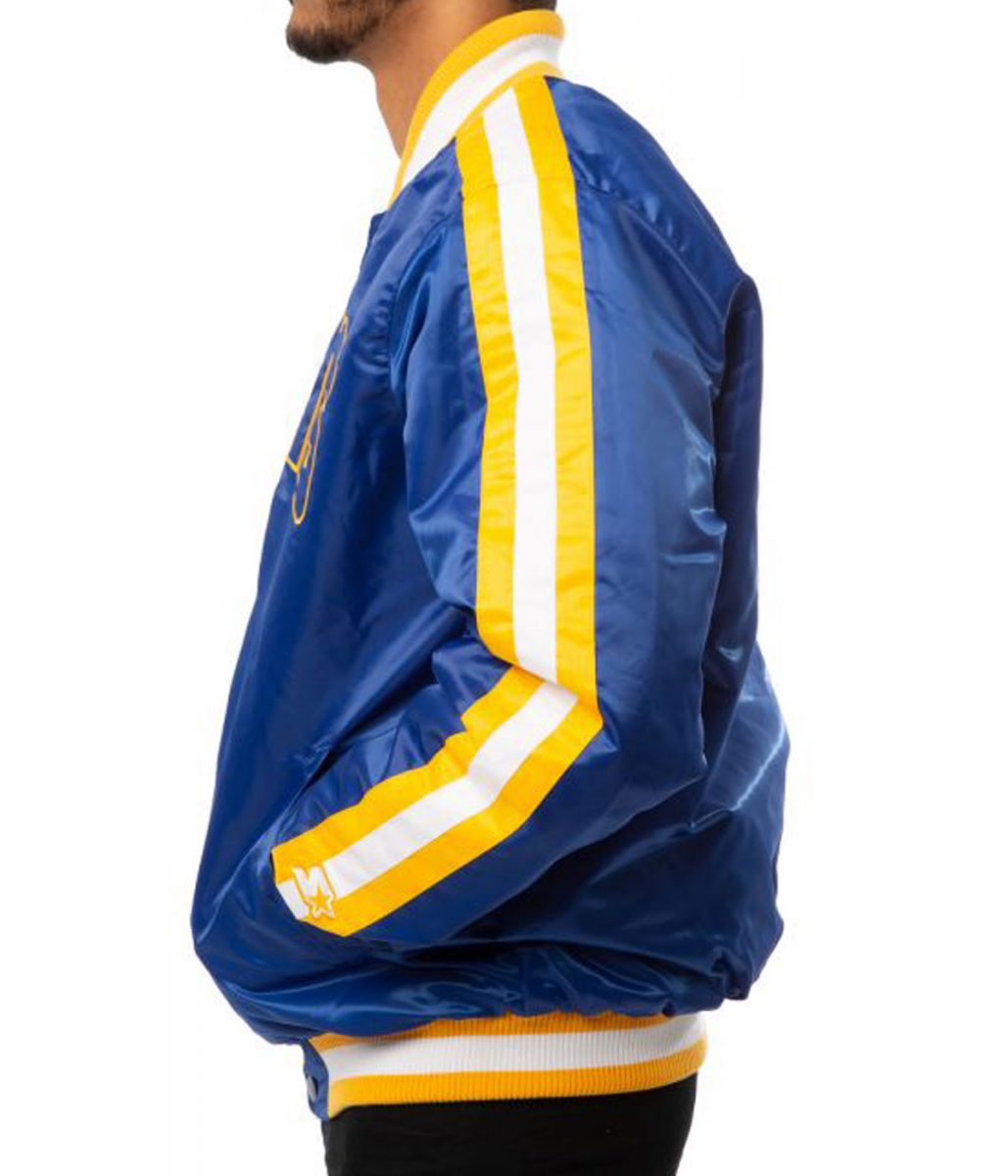 Rams LA Satin Blue Jacket - Image 5