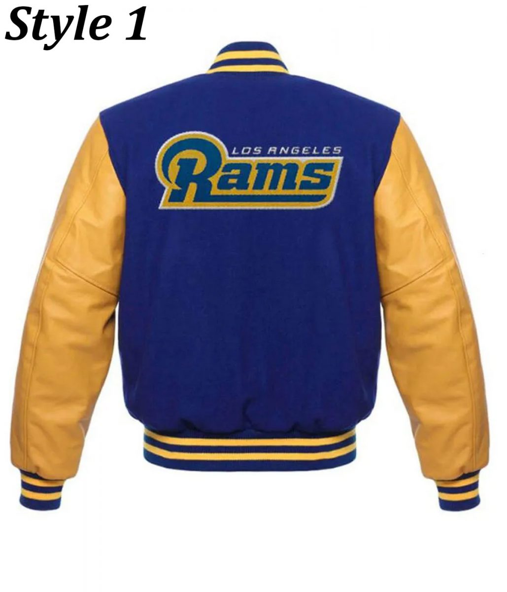 LA Rams Varsity Jacket - Image 3