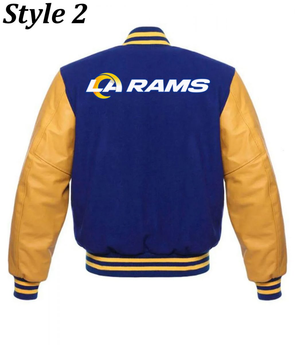 LA Rams Varsity Jacket - Image 4
