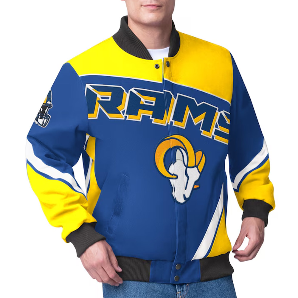 Los Angeles Rams Maximum Racing Royal Jacket