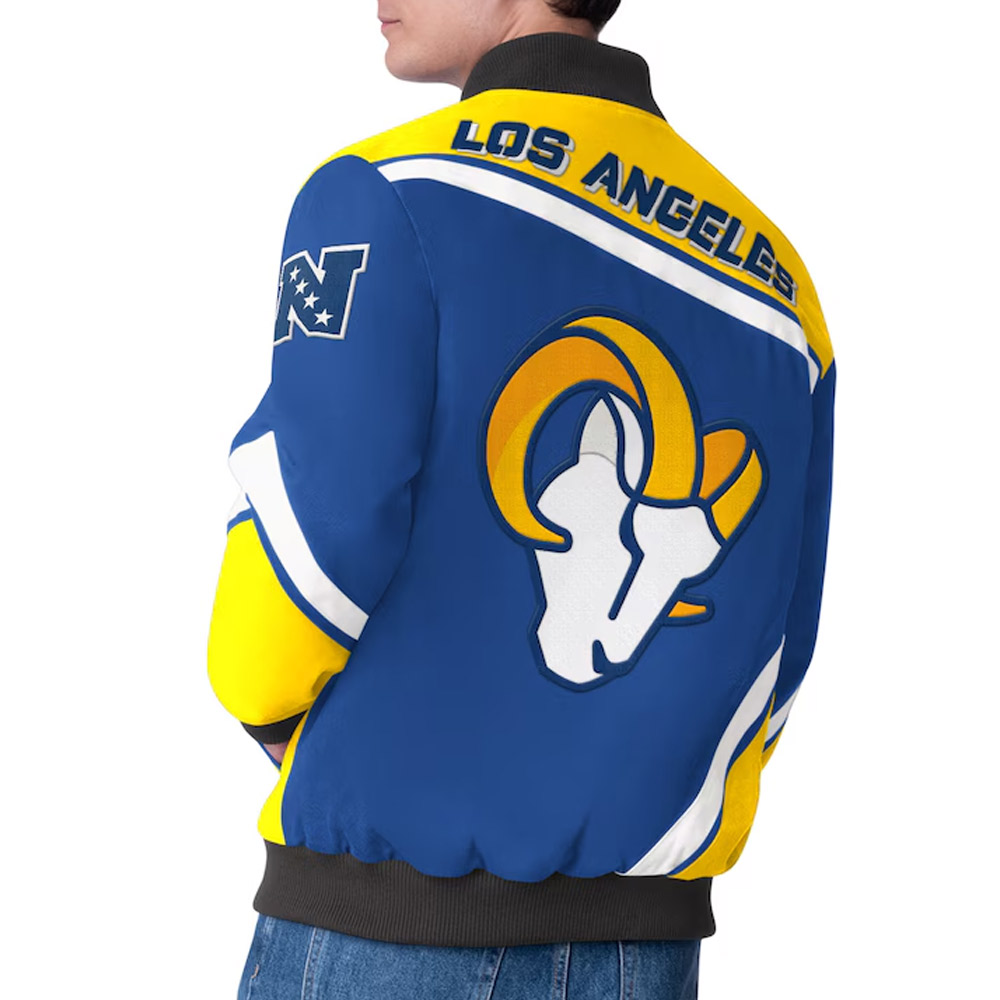 Los Angeles Rams Maximum Racing Royal Jacket - Image 2