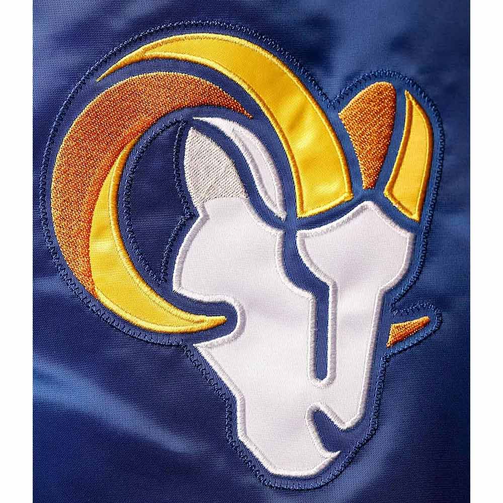 Royal Los Angeles Rams Retro The Diamond Jacket - Image 4