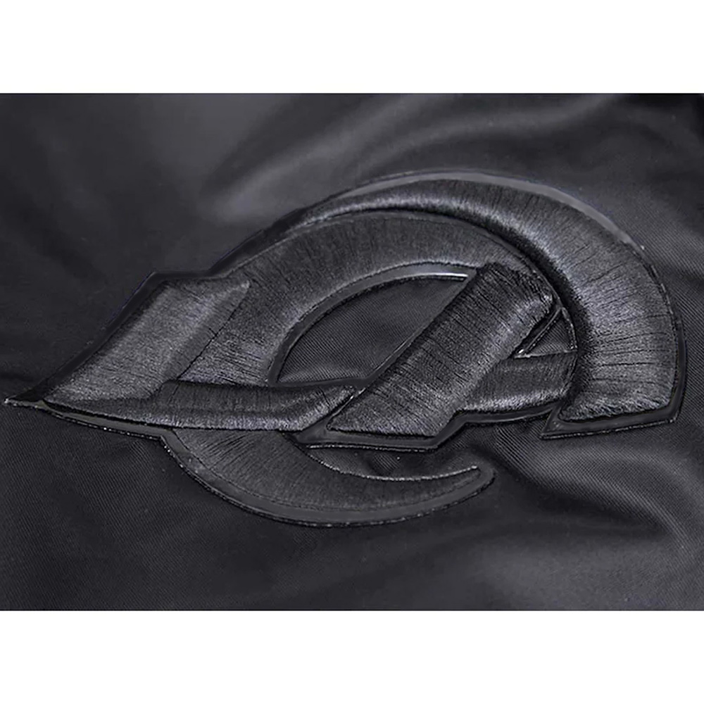 Los Angeles Rams Triple Black Satin Jacket - Image 6