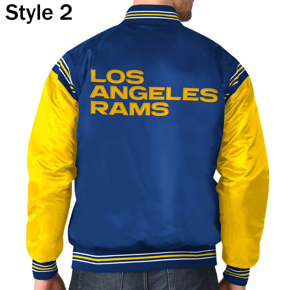 LA Rams Blue and Yellow Jacket - Image 10