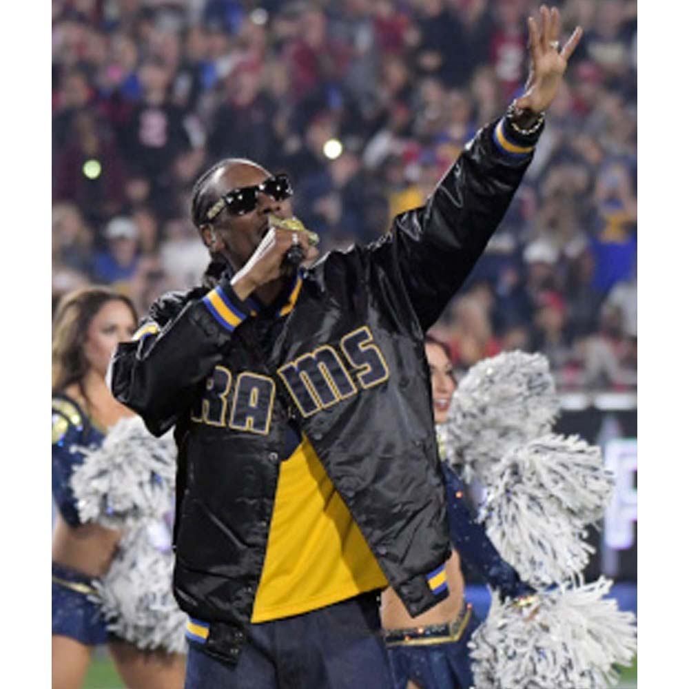 Los Angeles Rams Snoop Dogg Bomber Black Jacket - Image 6