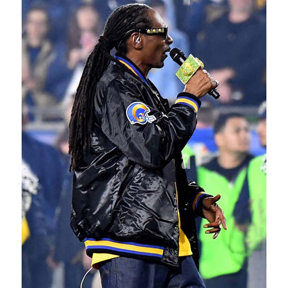 Los Angeles Rams Snoop Dogg Bomber Black Jacket - Image 7