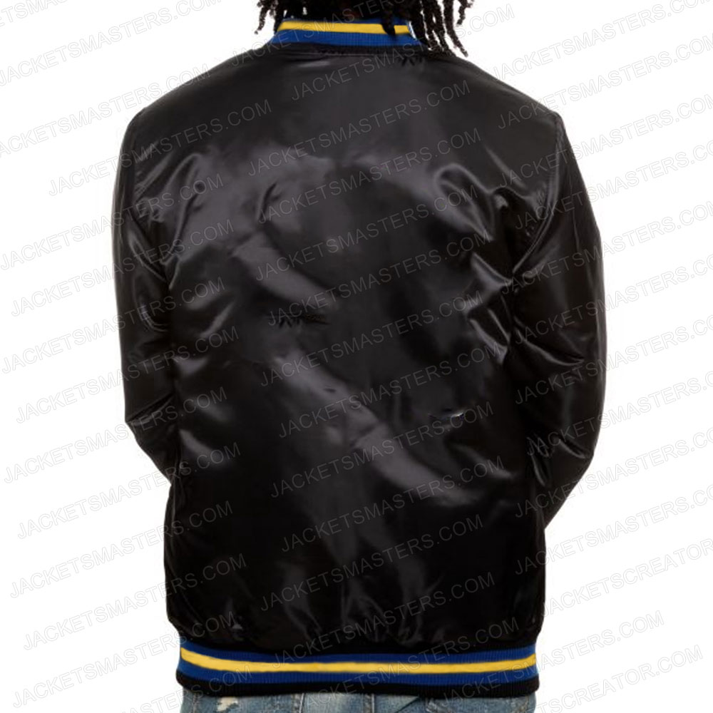Los Angeles Rams Snoop Dogg Bomber Black Jacket - Image 3