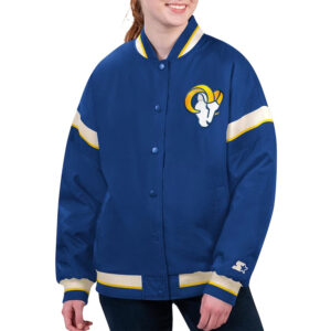 LA Rams Tournament Royal Varsity Jacket