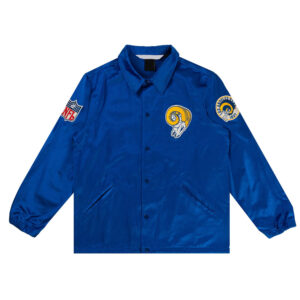 LA Rams Royal Satin Windbreaker