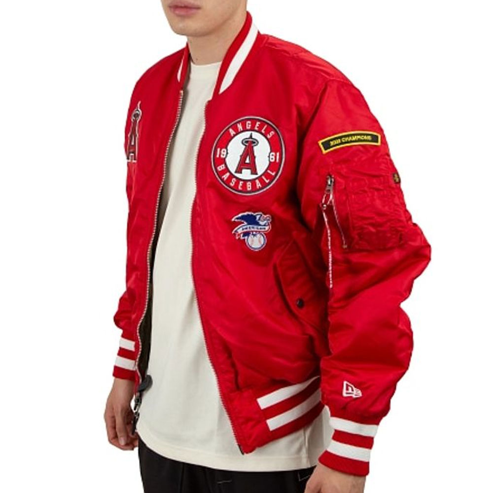 Los Angeles Angels Bomber MA-1 Jacket - Image 6