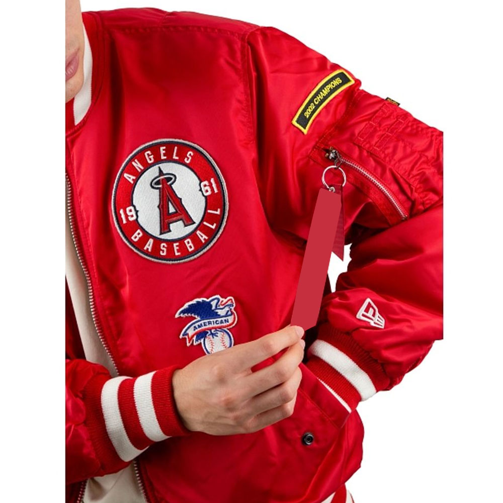Los Angeles Angels Bomber MA-1 Jacket - Image 7