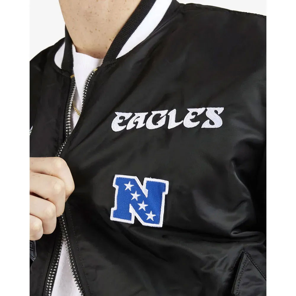 Philadelphia Eagles Kevin Hart Black Bomber Jacket - Image 7