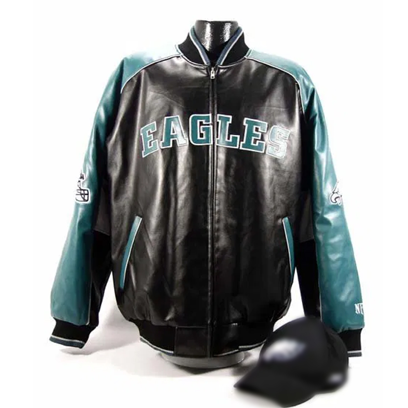 Shooter Mark Wahlberg Philadelphia Eagles Leather Jacket
