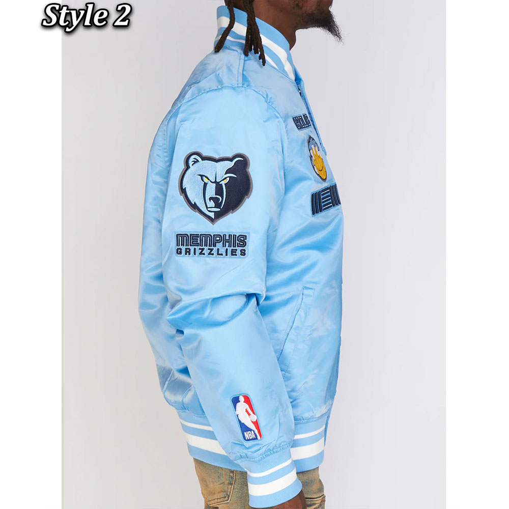 Memphis Grizzlies Mash Up Capsule Blue Jacket - Image 8