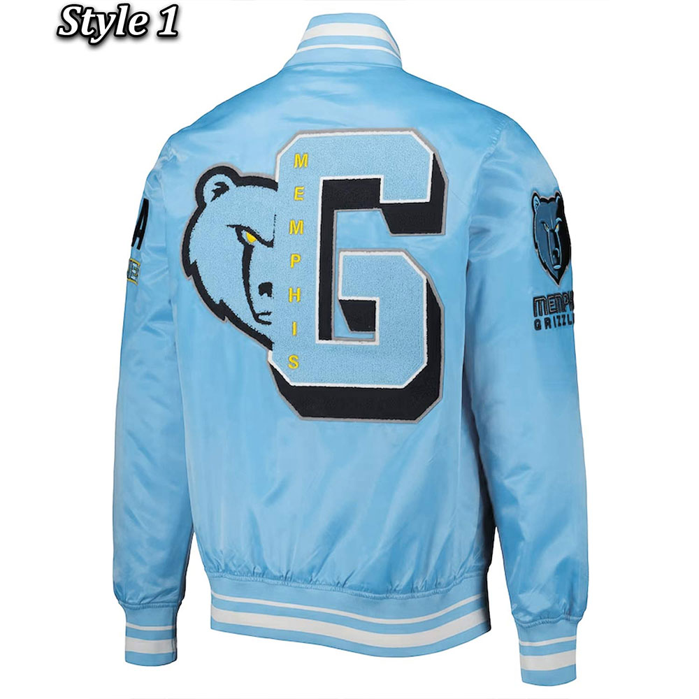 Memphis Grizzlies Mash Up Capsule Blue Jacket - Image 6