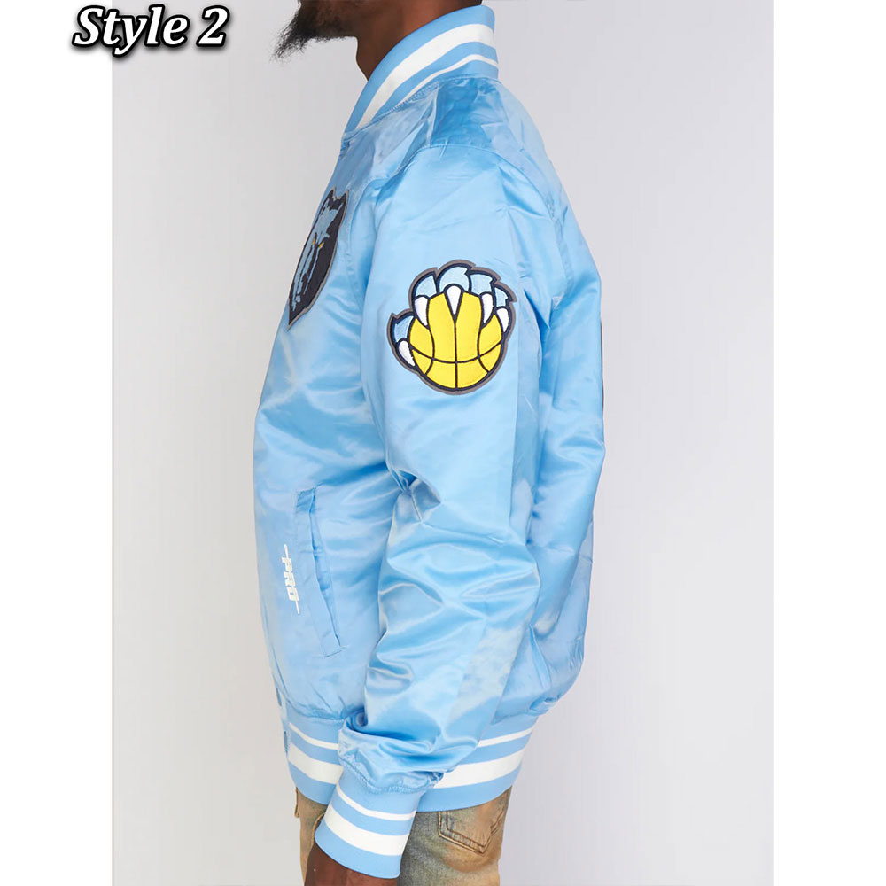 Memphis Grizzlies Mash Up Capsule Blue Jacket - Image 10