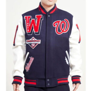 Washington Nationals Mash Up Varsity Jacket
