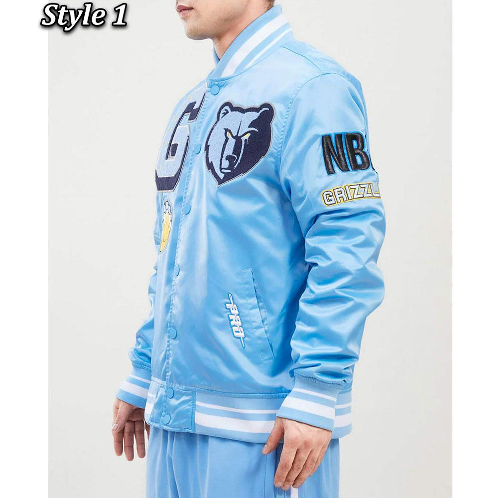 Memphis Grizzlies Mash Up Capsule Blue Jacket - Image 9