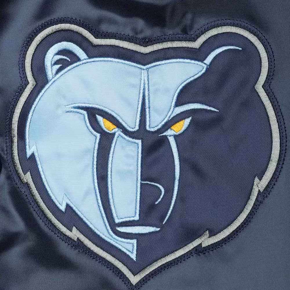 Memphis Grizzlies The Diamond Classic Navy Satin Jacket - Image 4