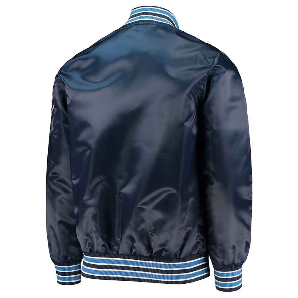 Memphis Grizzlies The Diamond Classic Navy Satin Jacket - Image 2