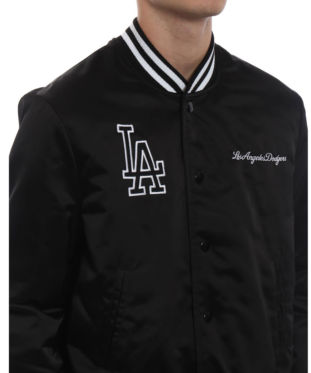 Mens Los Angeles Dodgers County Bomber Jacket - Image 5
