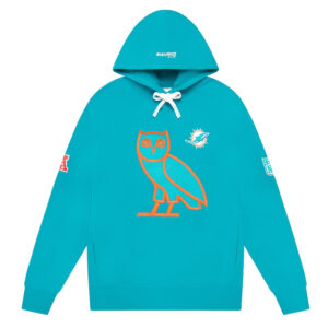 Miami Dolphins OVO Aqua Hoodie