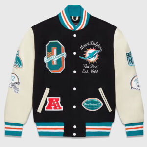 OVO Miami Dolphins Varsity Jacket