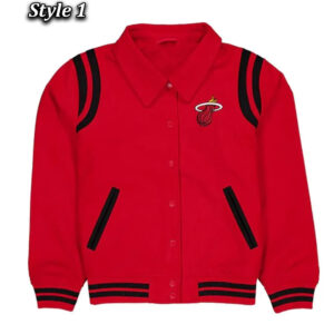 Miami Heat Sport Night Teddy Varsity Jacket