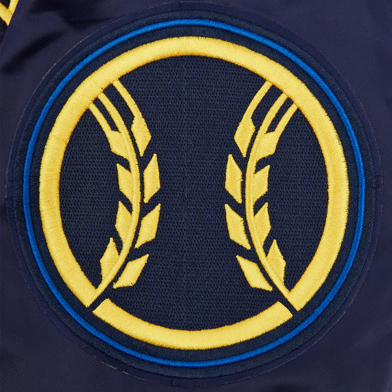 Milwaukee Brewers Mashup Classic Rib Satin Jacket - Image 9