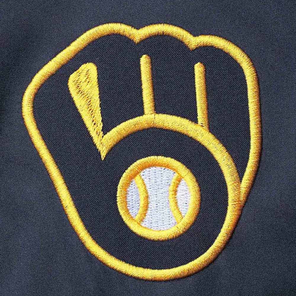 Milwaukee Brewers Storm Puffer Hooded Jacket - Image 5