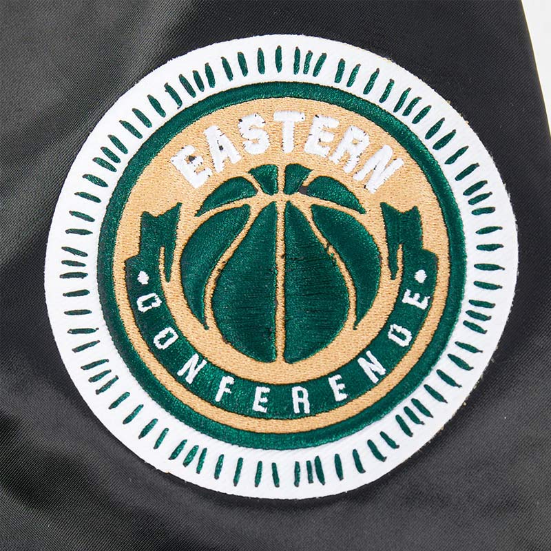 Milwaukee Bucks Diy Pick Stitch Classic Rib Satin Jacket - Image 5