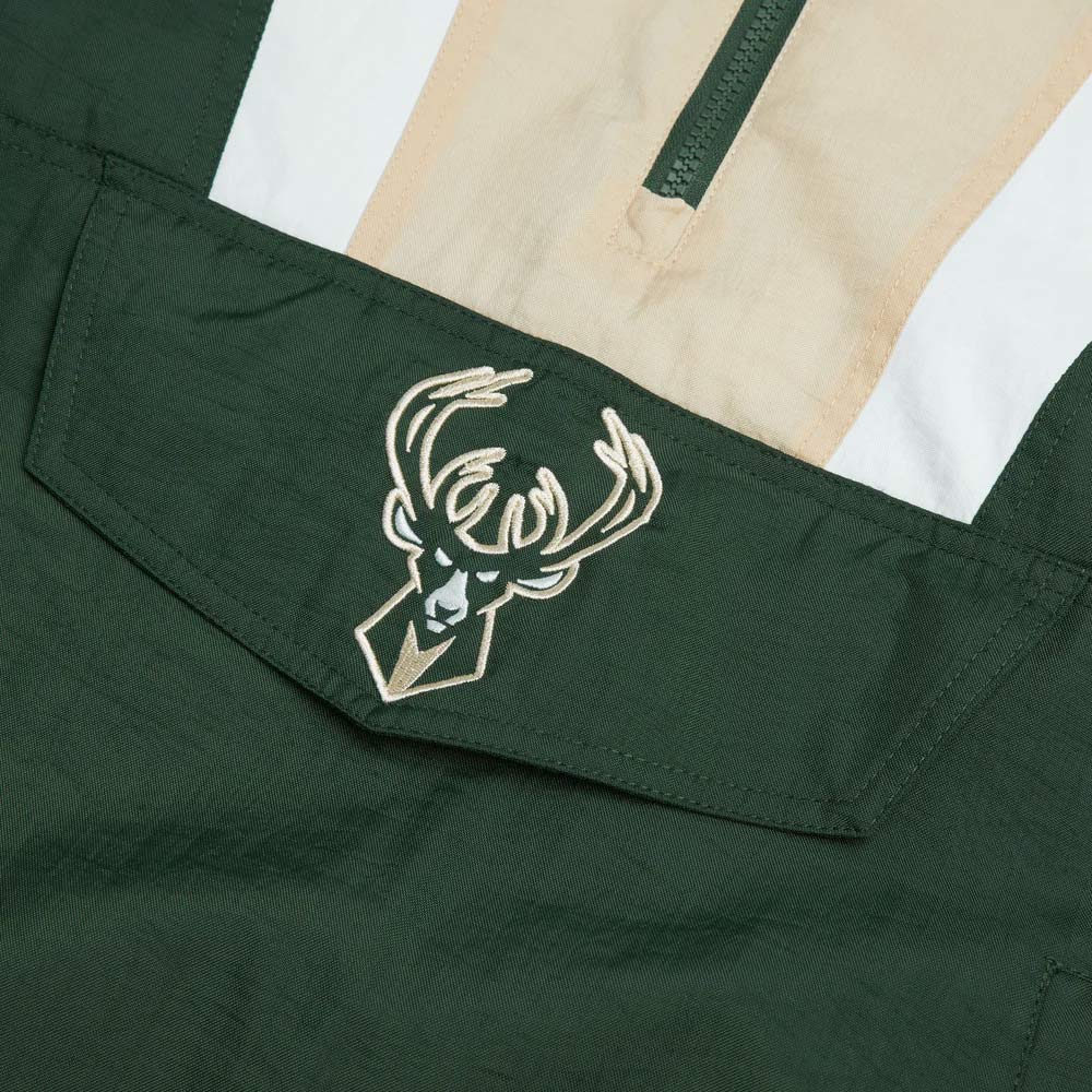Milwaukee Bucks Pullover Half-Zip Jacket - Image 3