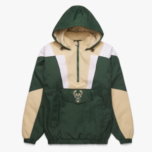 Milwaukee Bucks Pullover Half-Zip Jacket