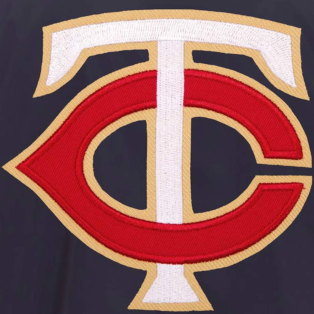 Red Minnesota Twins Nylon Bomber Jacket - Image 6