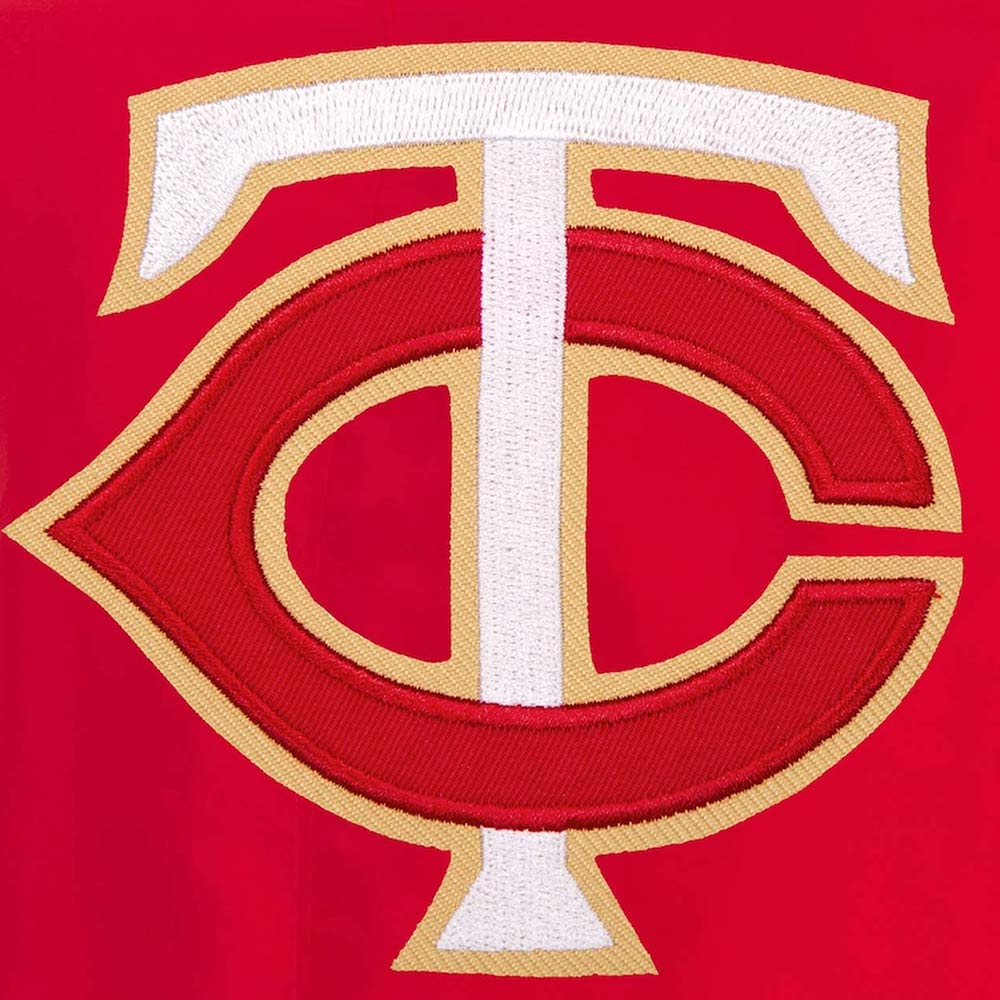 Red Minnesota Twins Nylon Bomber Jacket - Image 7