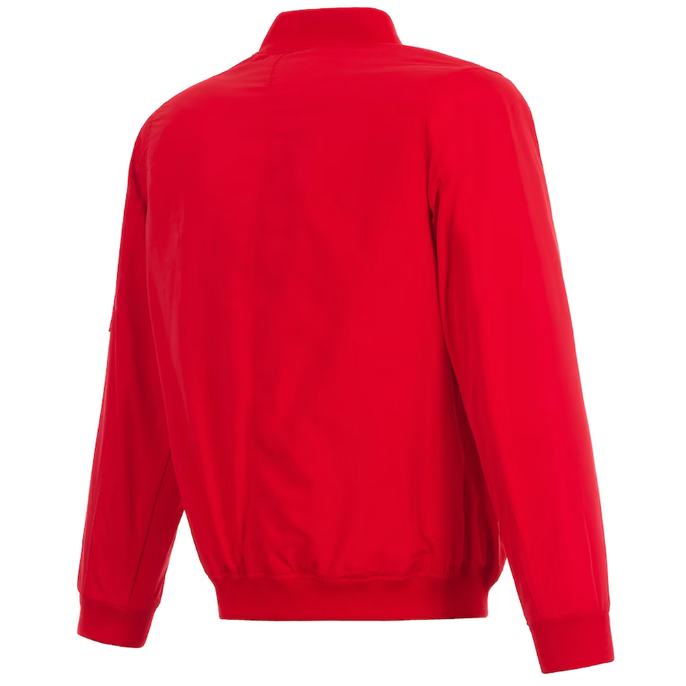 Red Minnesota Twins Nylon Bomber Jacket - Image 4