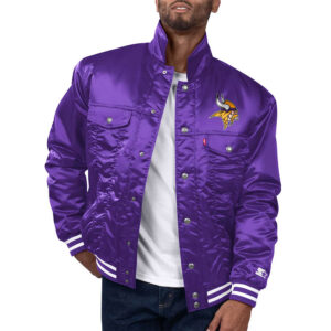 Minnesota Vikings Silver Tab Trucker Jacket