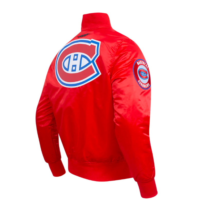 Montreal Canadiens Classic Satin Jacket - Image 7