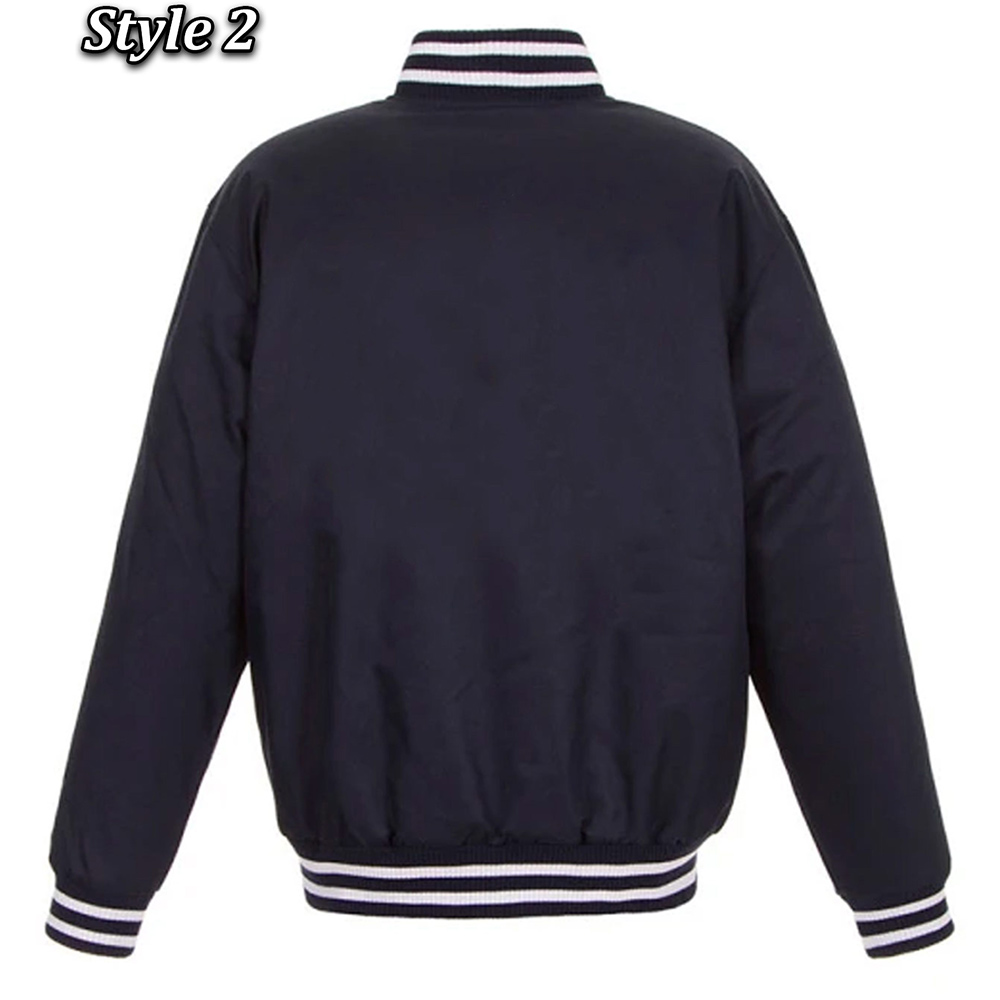 Navy Montreal Canadiens Front Hit Poly Twill Jacket - Image 3