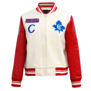 Retro Classic Rib Montreal Canadiens Varsity Jacket