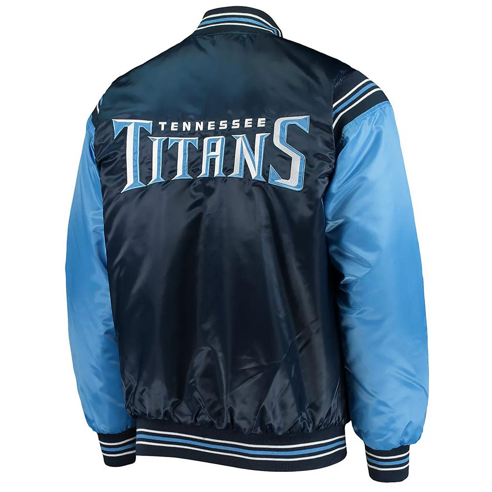 Tennessee Titans Enforcer Navy/Light Blue Jacket - Image 2