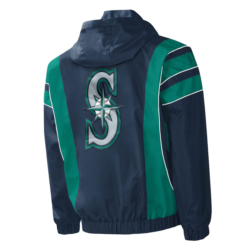 Navy Seattle Mariners Impact Hoodie Jacket - Image 2
