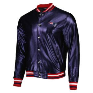 New England Patriots Metallic Navy Jacket