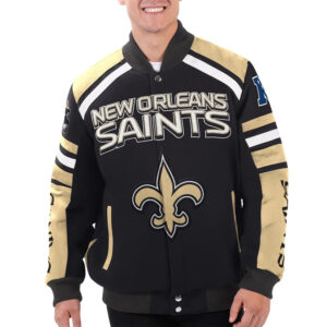 Power Forward Racing New Orleans Saints Jacket