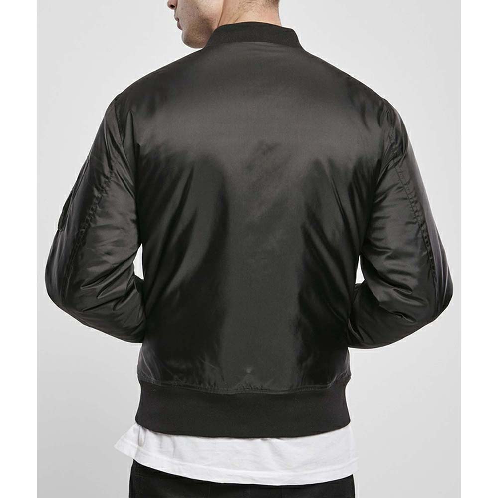 NY Black Bomber Jacket - Image 2