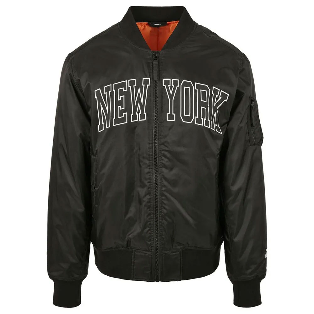 NY Black Bomber Jacket - Image 6
