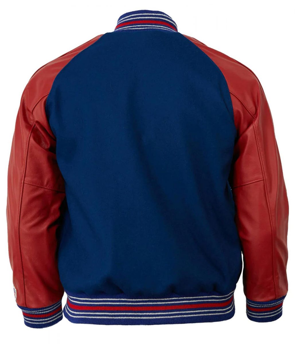 Varsity 1939 NY Giants Blue and Red Jacket - Image 2