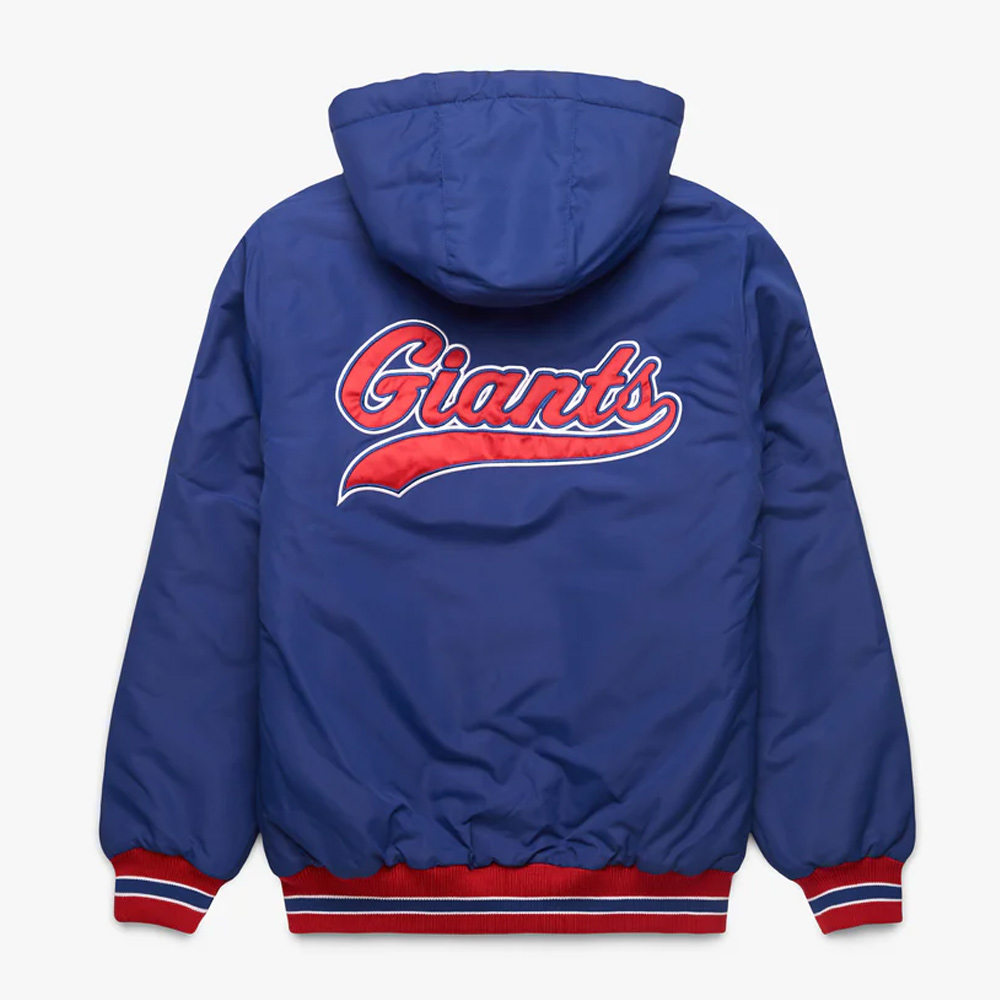 New York Giants Blue Hooded Jacket - Image 2