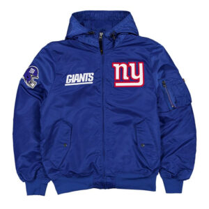 NY Giants Historic L-2B Hooded Bomber Jacket