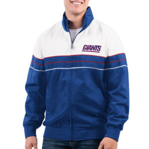 NY Giants Nylon Full-Zip Jacket